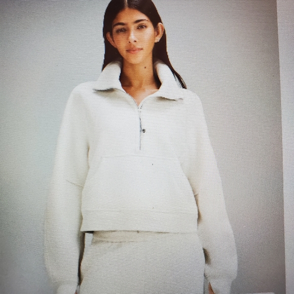 Funnel Neck half zip Scuba LULULEMON size M/L - Picture 1 of 3